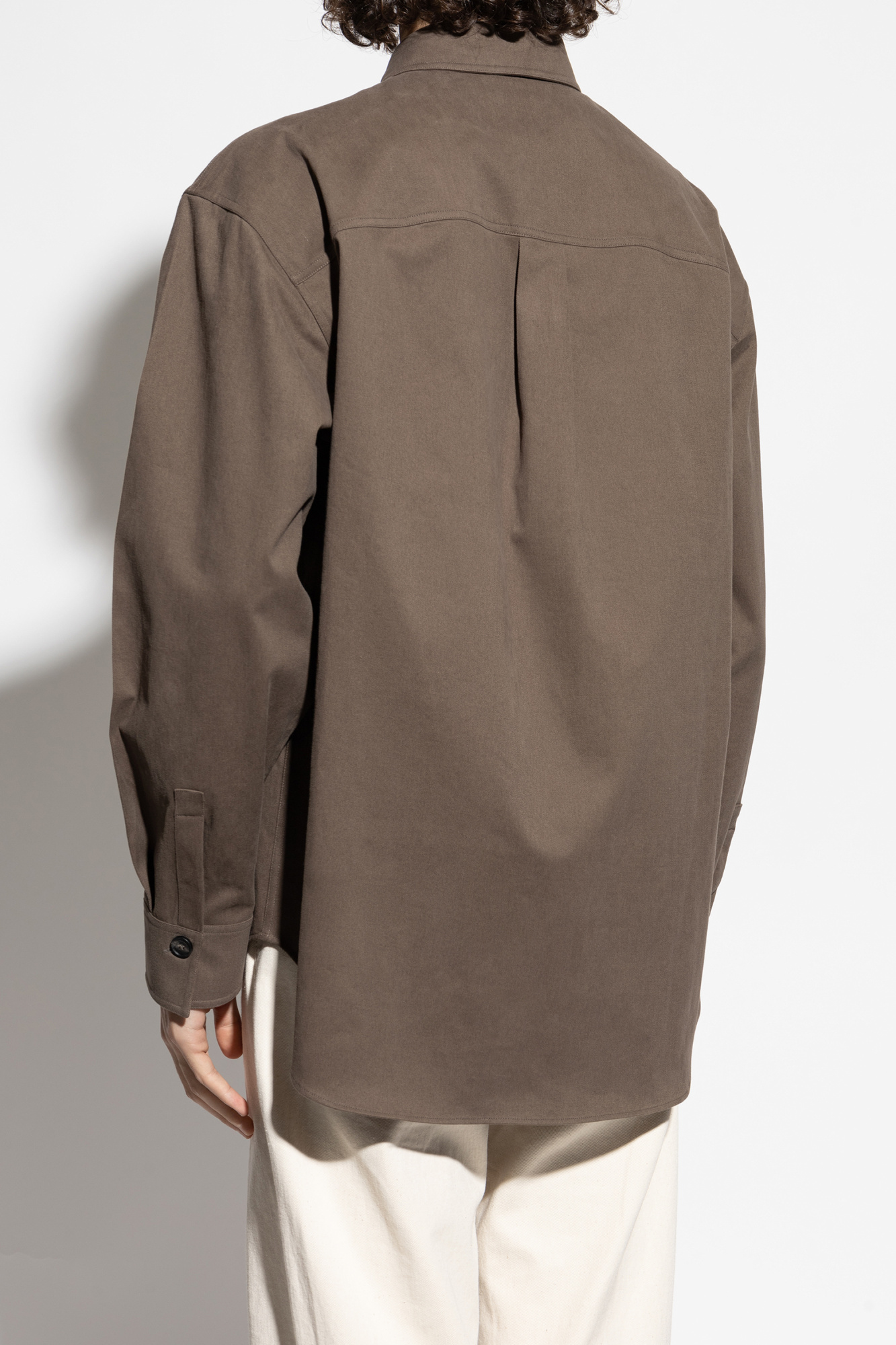 Tシャツ・カットソー FERRAGAMO FW23 Check blouse (0765427 COCOA) FERRAGAMO Printed T-shirt | Men's Clothing | Vitkac